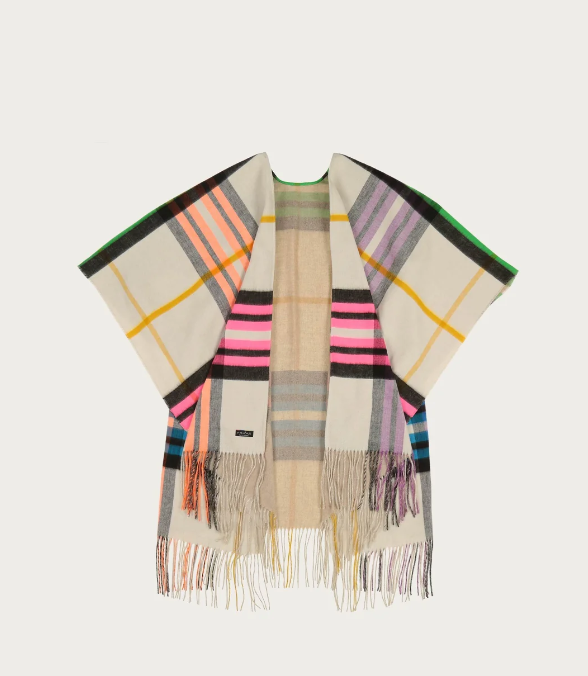 PLAID PONCHO | REVERSIBLE