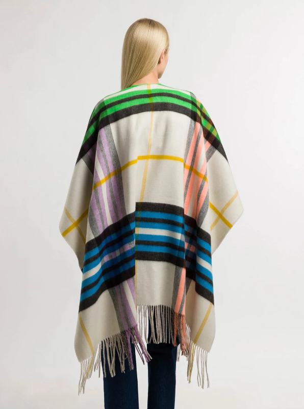 PLAID PONCHO | REVERSIBLE