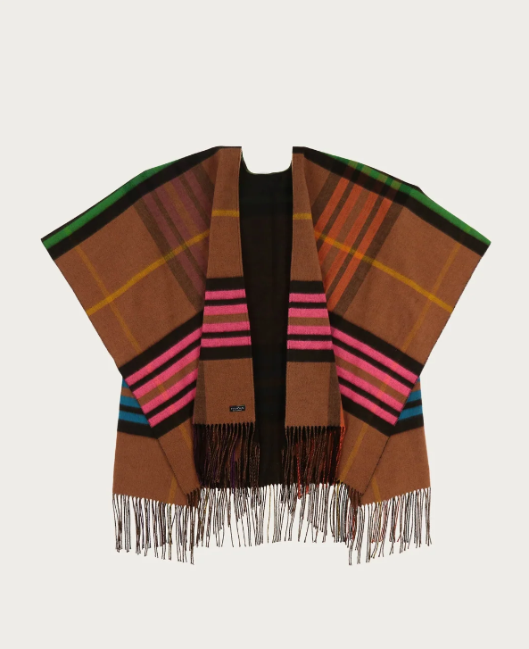 PLAID PONCHO | REVERSIBLE