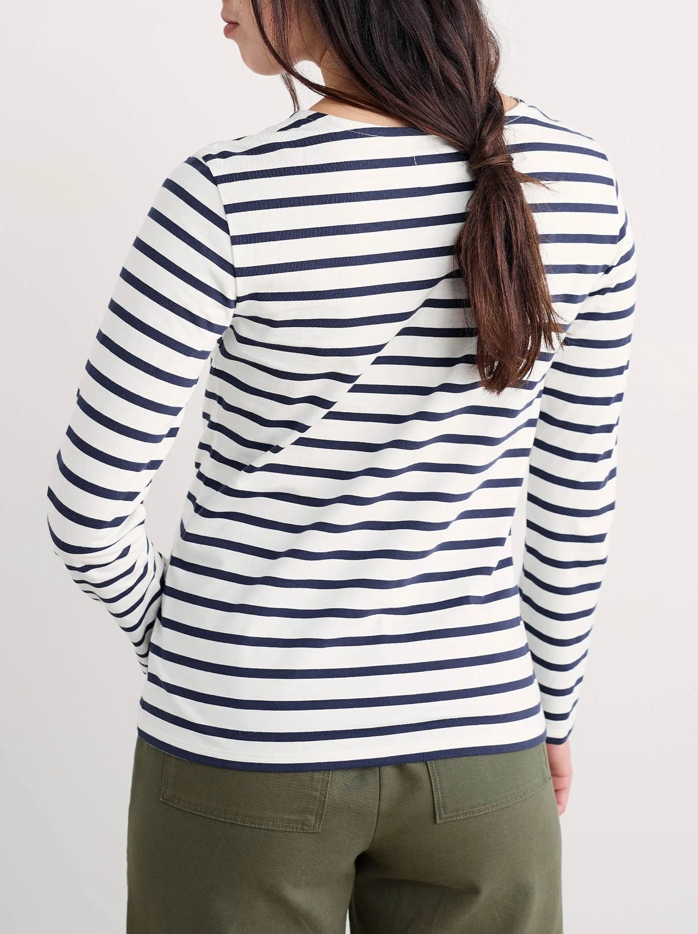 T-SHIRT | SAILOR: MARITIME CHALK-Tops-SEASALT-Coriander