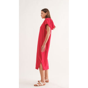 SOFT TERRY DRESS-Dress-THE GREII-Coriander