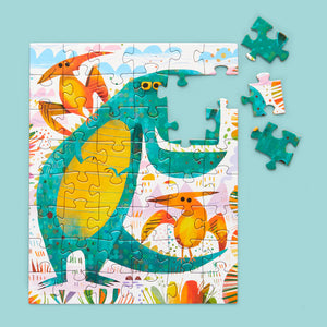 T-REX AND FRIENDS 48 PIECE PUZZLE-Puzzle-WERKSHOPPE-Coriander
