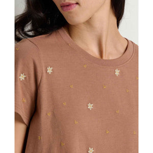 T-SHIRT | RE-FORM EMBROIDERED CREW-Tops-TOAD&CO-Coriander