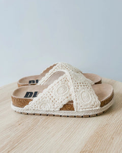 TACOMA CROCHET SLIDE-Footwear-DIRTY LAUNDRY-Coriander