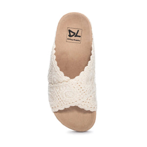 TACOMA CROCHET SLIDE-Footwear-DIRTY LAUNDRY-Coriander