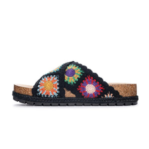 TACOMA CROCHET SLIDE-Footwear-DIRTY LAUNDRY-Coriander