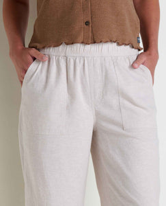 TAJ HEMP WIDE LEG PANT-Bottom-TOAD&CO-SMALL-OATMEAL-Coriander