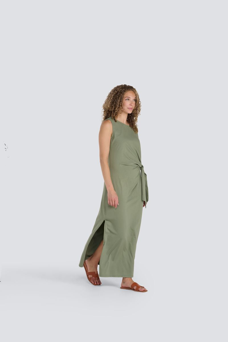 TANK DRESS | ROUND NECK-Dress-JESSICA LAURA-Coriander