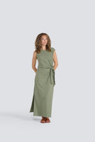 TANK DRESS | ROUND NECK-Dress-JESSICA LAURA-SMALL-MED-OLIVE-Coriander