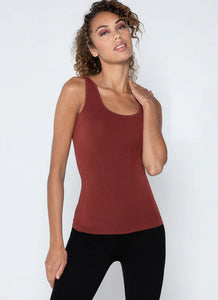 TANK TOP | SHORT-Top-CEST MOI-ONE-BRANDY-Coriander