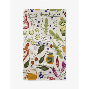 TEA TOWEL | SPRING HARVEST SALAD-Home-GEOMETRY-Coriander