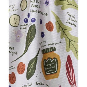 TEA TOWEL | SPRING HARVEST SALAD-Home-GEOMETRY-Coriander