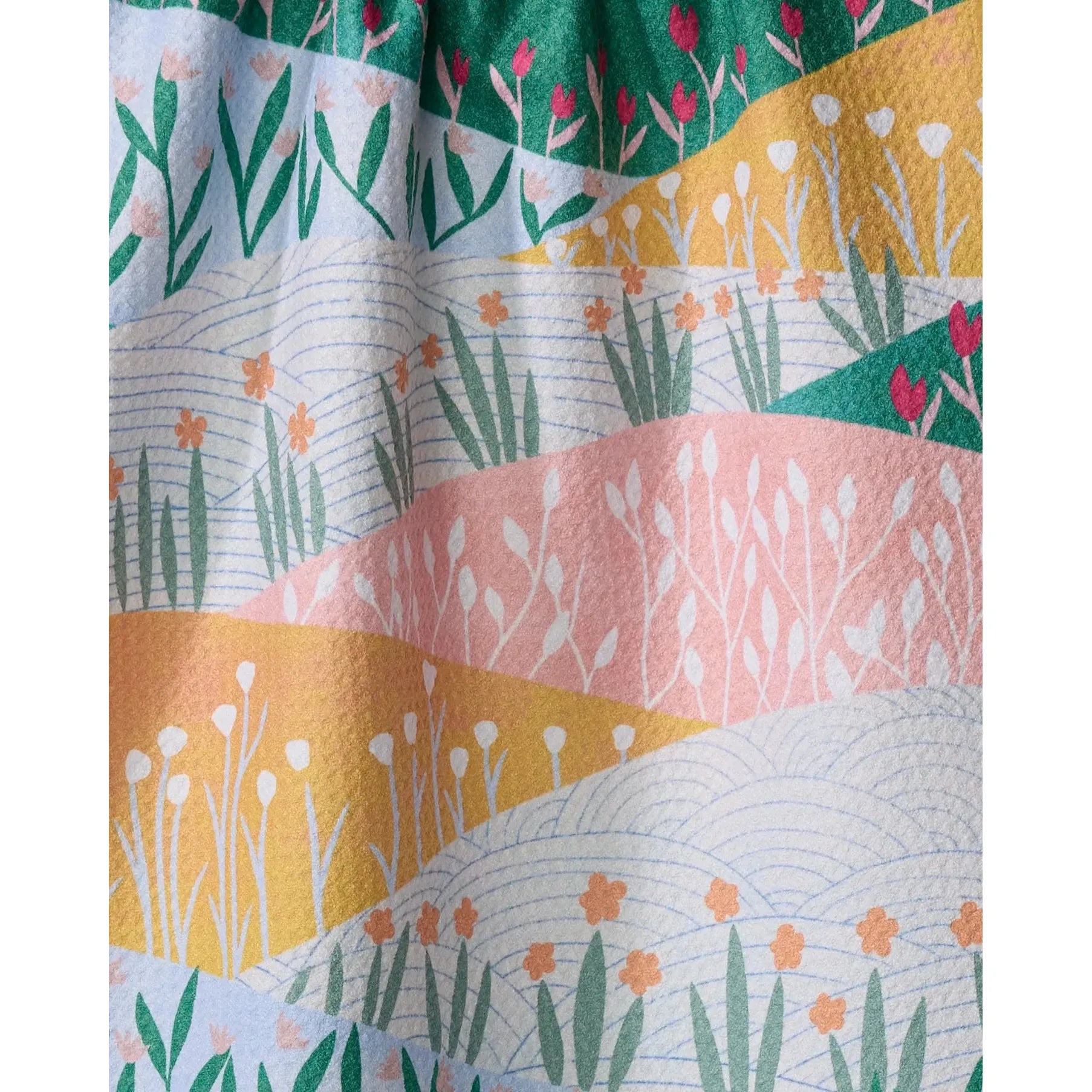 TEA TOWEL | SUNRISE MOUNTAINS-Home-GEOMETRY-Coriander