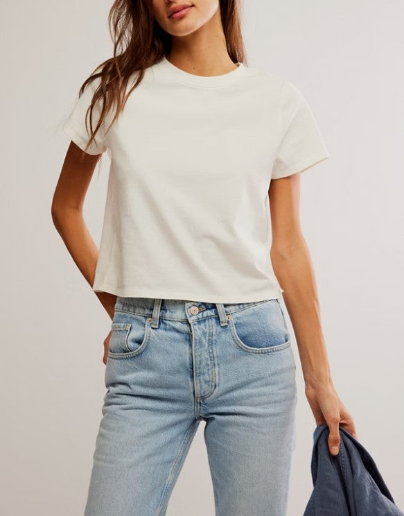 TEE | EVERYDAY-T-shirt-FREE PEOPLE-Coriander