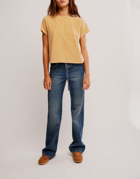 TEE | EVERYDAY-T-shirt-FREE PEOPLE-Coriander