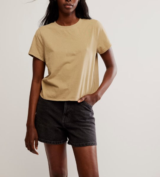 TEE | EVERYDAY-T-shirt-FREE PEOPLE-Coriander