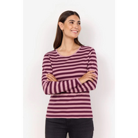 TEE | IRIDI LS-top-SOYACONCEPT-XSMALL-WOODROSE-Coriander