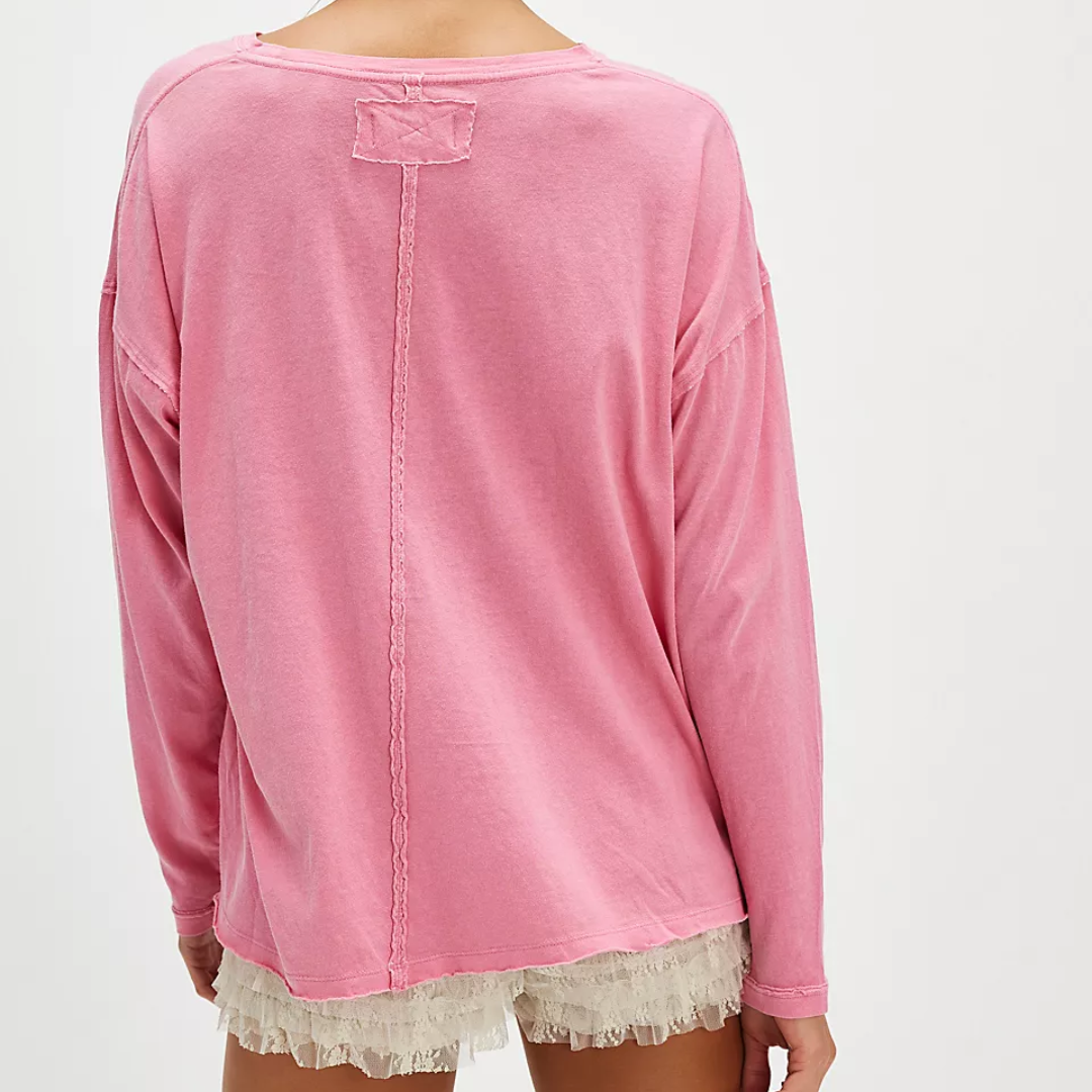 TEE | NINA L/S-Top-FREE PEOPLE-Coriander