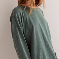 TEE | NINA L/S-Top-FREE PEOPLE-XSMALL-TOPIARY-Coriander