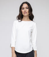 TEE | SLIT DETAIL-Shirts & Tops-LIV BY HABITAT-Coriander