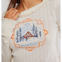 TEE | THROUGH THE WOODS-Tops-FREE PEOPLE-LARGE-FRAME COMBO-Coriander