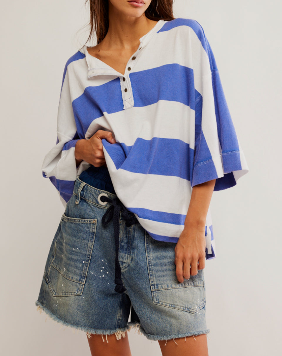 TEE | WONDERFUL-Top-FREE PEOPLE-XSMALL-BLUE COMBO-Coriander