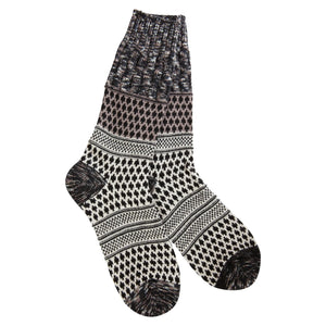 TEXTURE GALLERY WOMEN'S CREW SOCKS-Socks-WORLD'S SOFTEST-NIGHTFALL-Coriander
