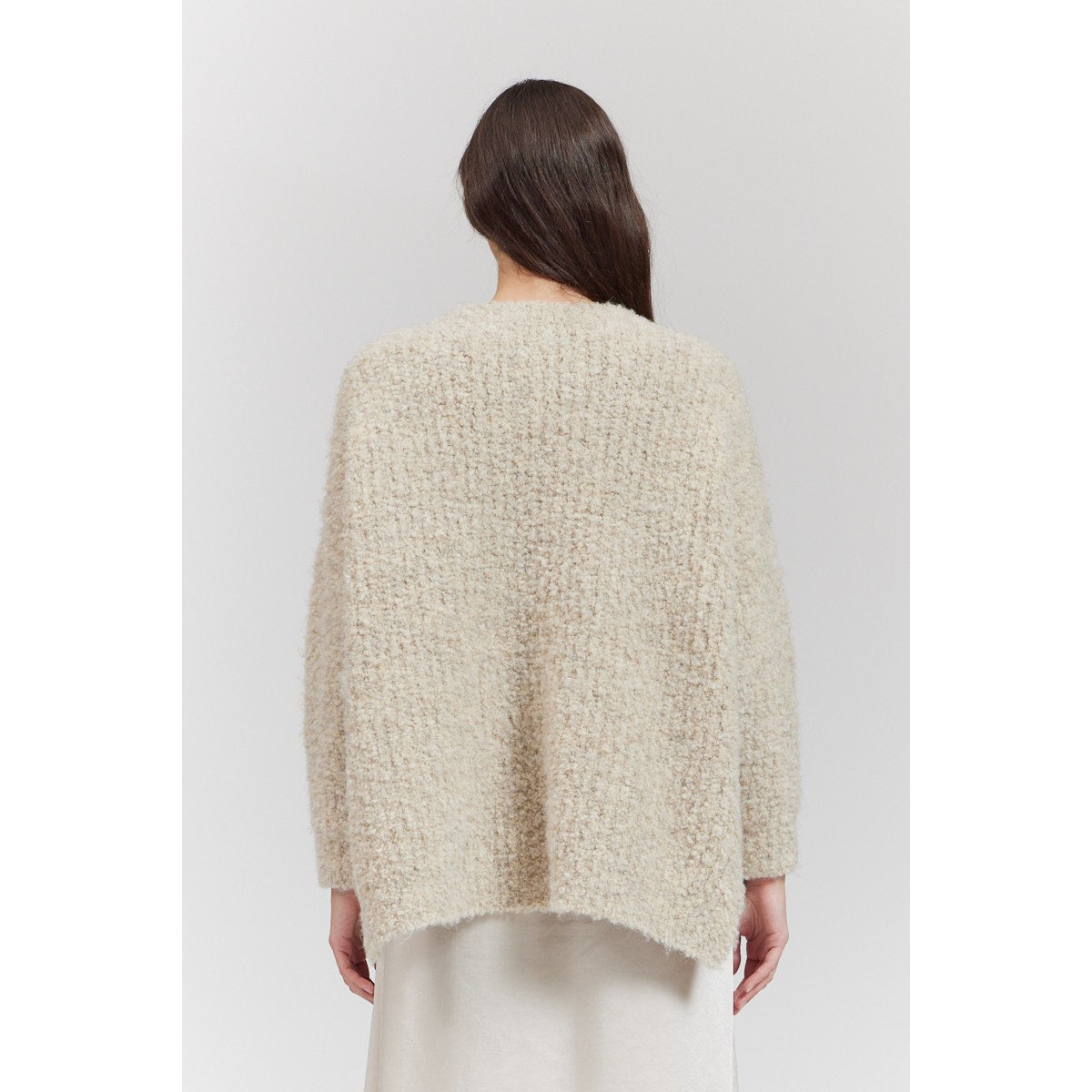 TEXTURED RIB PULLOVER-Jackets & Sweaters-THERE-ELSEWHERE-SMALL-MED-OAT-Coriander