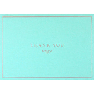 THANK YOU NOTES | BLUE ELEGANCE-Books & Stationery-PETER PAUPER PRESS-Coriander