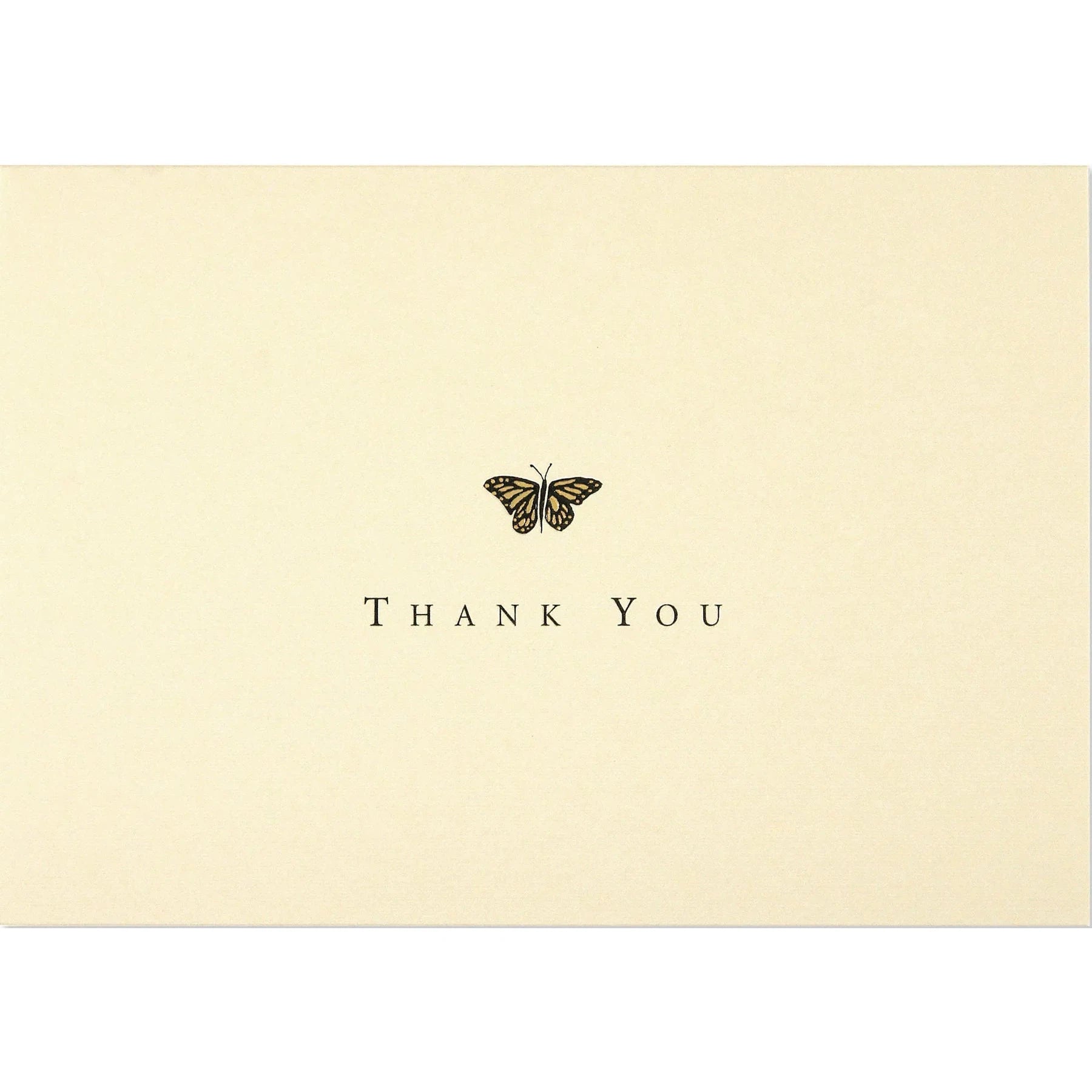 THANK YOU NOTES | GOLD BUTTERFLY-Books & Stationery-PETER PAUPER PRESS-Coriander