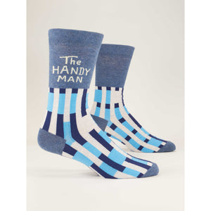 THE HANDYMAN MEN'S SOCKS-Socks-BLUE Q-Coriander