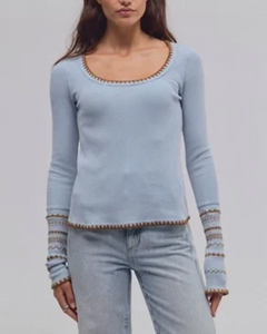 THERMAL T-SHIRT | ASPEN-Tops-FREE PEOPLE-Coriander