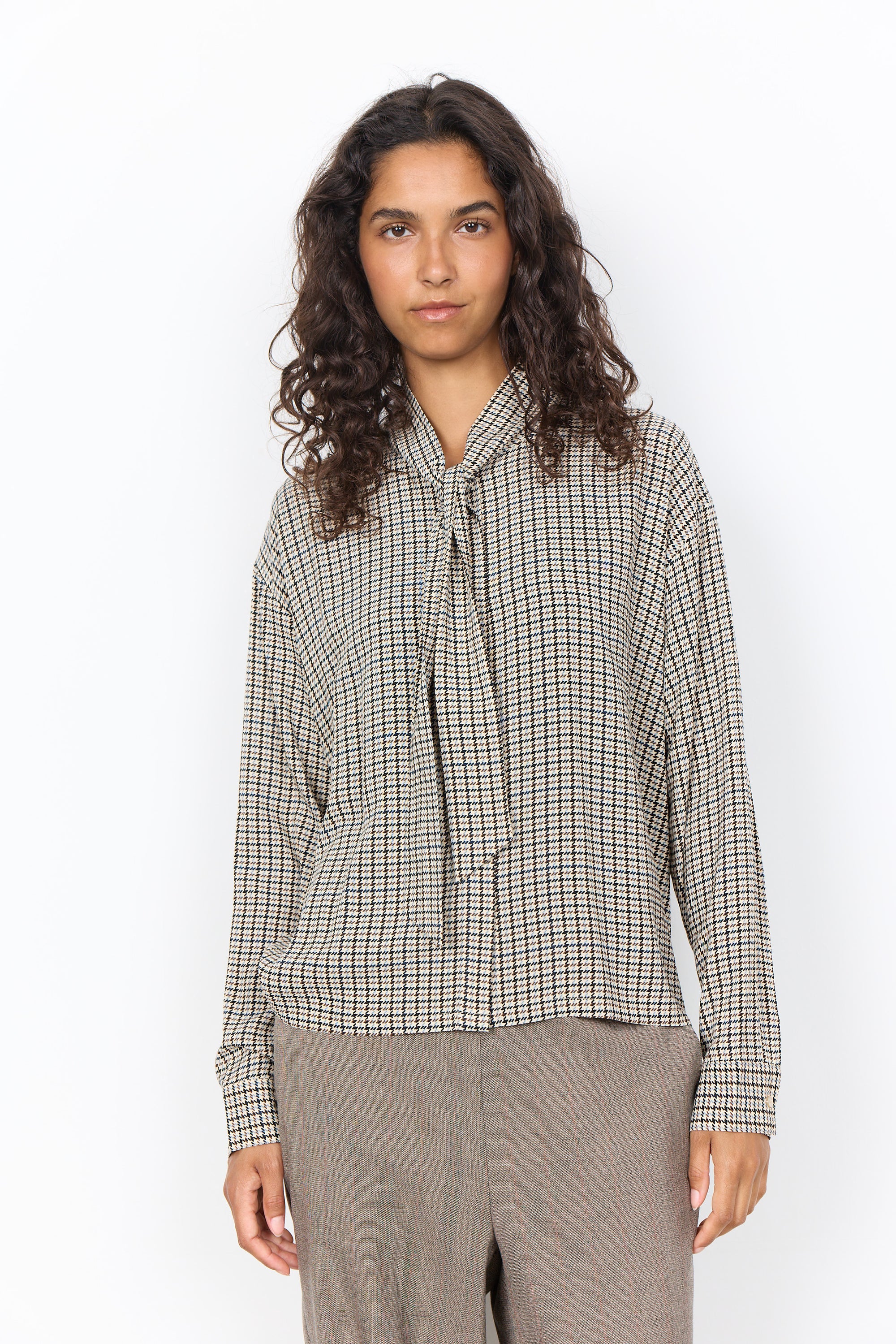 TIE-NECK BLOUSE | HALIA: TEMPEST