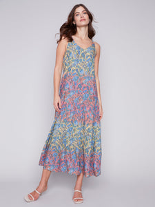 TIERED MAXI SUNDRESS-Dresses-CHARLIE B-XSMALL-GLORY-Coriander