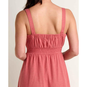 TIERED MIDI DRESS | TAJ HEMP-Dress-TOAD&CO-Coriander