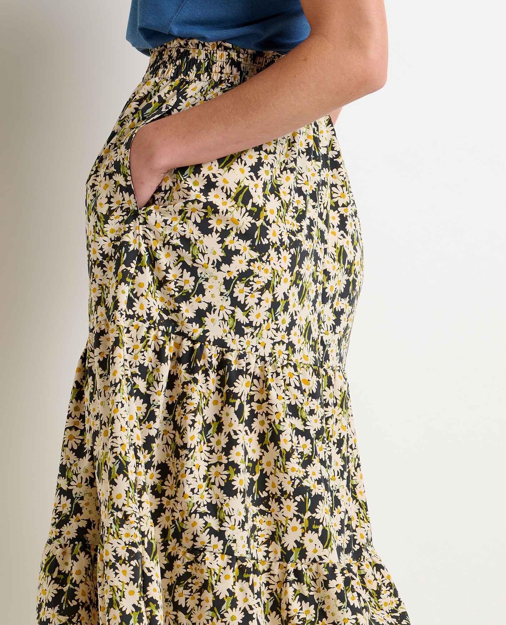 TIERED MIDI SKIRT | SUNKISSED-Bottom-TOAD&CO-Coriander