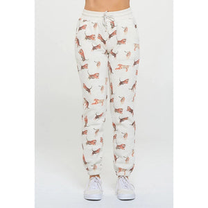 TIGER PRINT SWEATPANTS-Bottoms-SM WARDROBE-Coriander