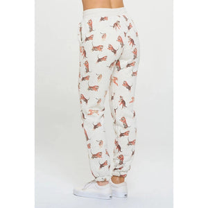 TIGER PRINT SWEATPANTS-Bottoms-SM WARDROBE-Coriander