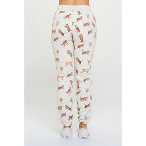 TIGER PRINT SWEATPANTS-Bottoms-SM WARDROBE-Coriander