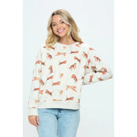 TIGER PRINT SWEATSHIRT-Tops-SM WARDROBE-SMALL-WHITE TIGER-Coriander