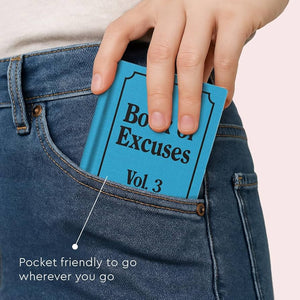 TINY BOOK | BOOK OF EXCUSES-Books & Stationery-OHH DEER-Coriander