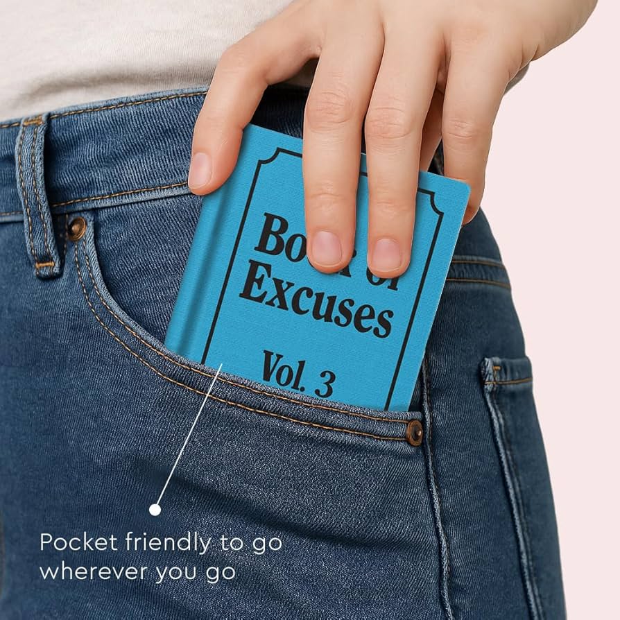 TINY BOOK | BOOK OF EXCUSES-Books & Stationery-OHH DEER-Coriander