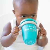 TINY HUMAN HAPPY SIPPY CUP - PACIFIC-Baby-BELLA TUNNO-Coriander