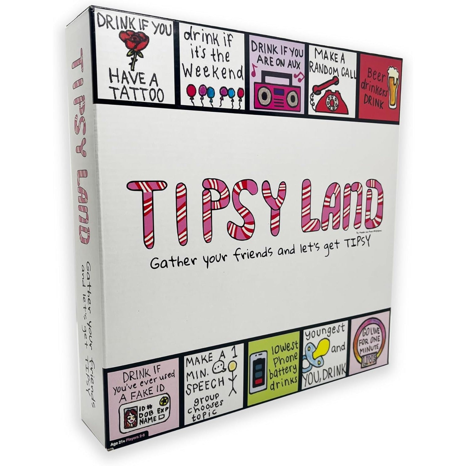 TIPSY LAND DRINKING GAME-Fun and Games-TIPSYLAND-Coriander