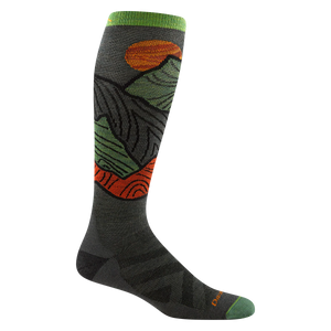 TITAN OVER THE CALF LIGHTWEIGHT CUSHION SOCK-Socks-DARN TOUGH-LARGE-FOREST-Coriander