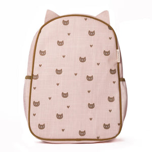 TODDLER BACKPACK | CAT EARS-Bags & Wallets-SOYOUNG-Coriander