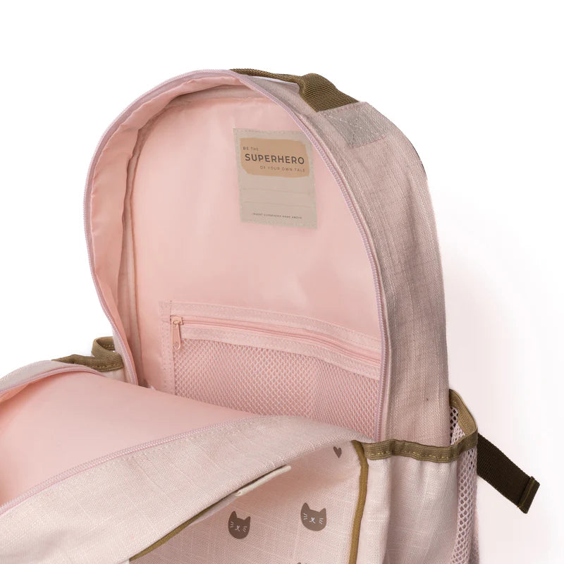 TODDLER BACKPACK | CAT EARS-Bags & Wallets-SOYOUNG-Coriander