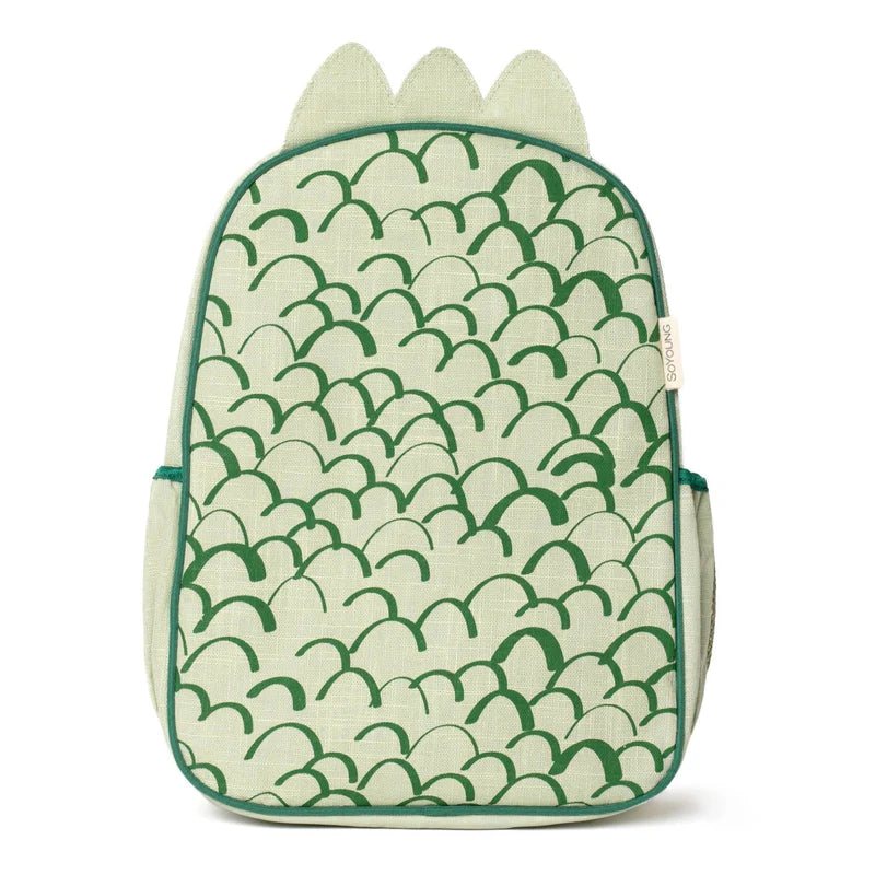 TODDLER BACKPACK | DINO SCALES-Bags & Wallets-SOYOUNG-Coriander