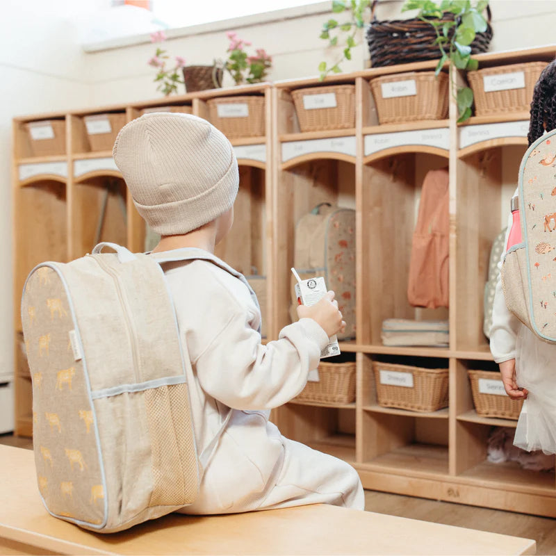 TODDLER BACKPACK | GOLDEN PANTHERS-Bags & Wallets-SOYOUNG-Coriander