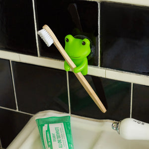 TOOTHBRUSH HOLDER | FROG-Kids-KIKKERLAND DESIGNS-Coriander
